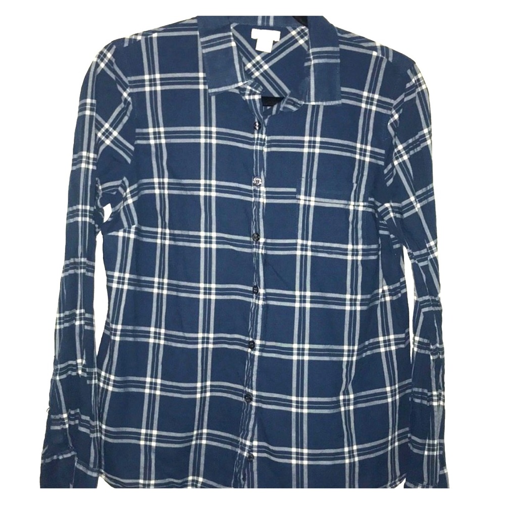 J Crew Plaid Button Down